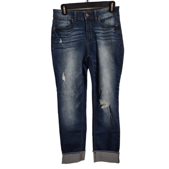 Denim - Sound/Style Jamie Crop Slim And Sleek Cropped Jeans Size 6
